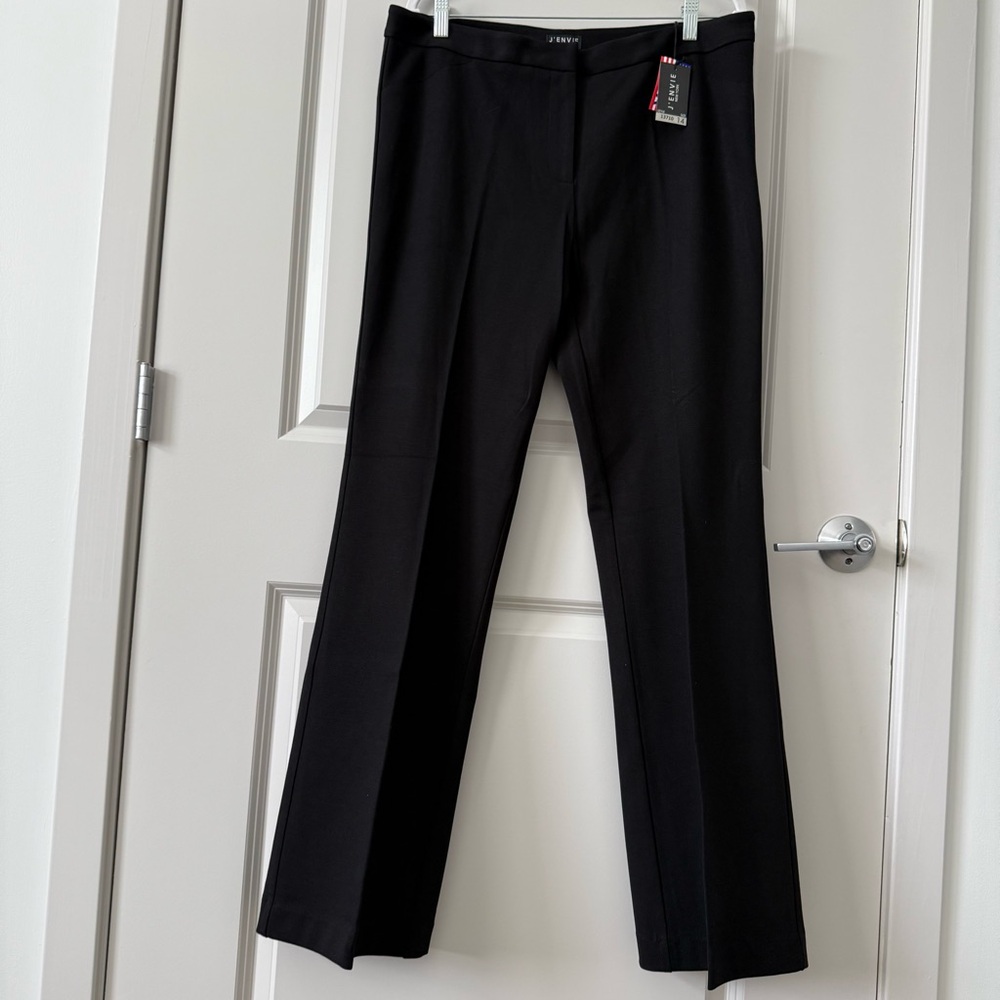 NWT. J’ Envie, Women’s Black Dress Pants, size 14